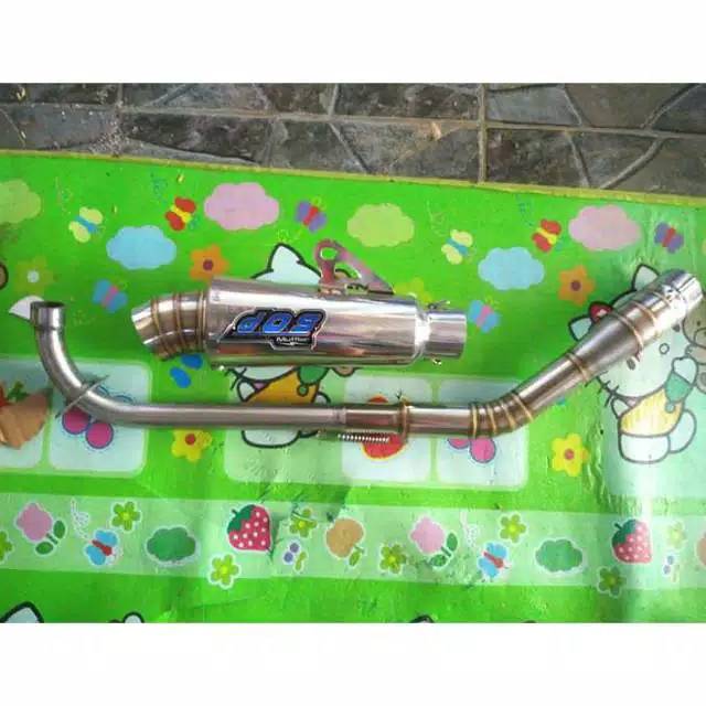 Knalpot DOS LEHER KOLONG ALL MOTOR BEBEK VEGA JUPITER Z SUPRA KHARISMA C70 SHOGUN DLL