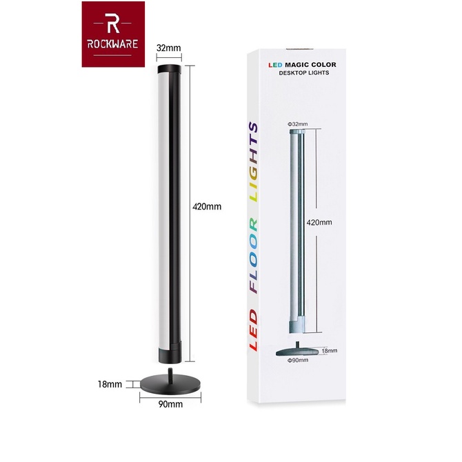 ROCKWARE LED RGB Magic Color Desktop Table Light Set - Set Lampu isi 2