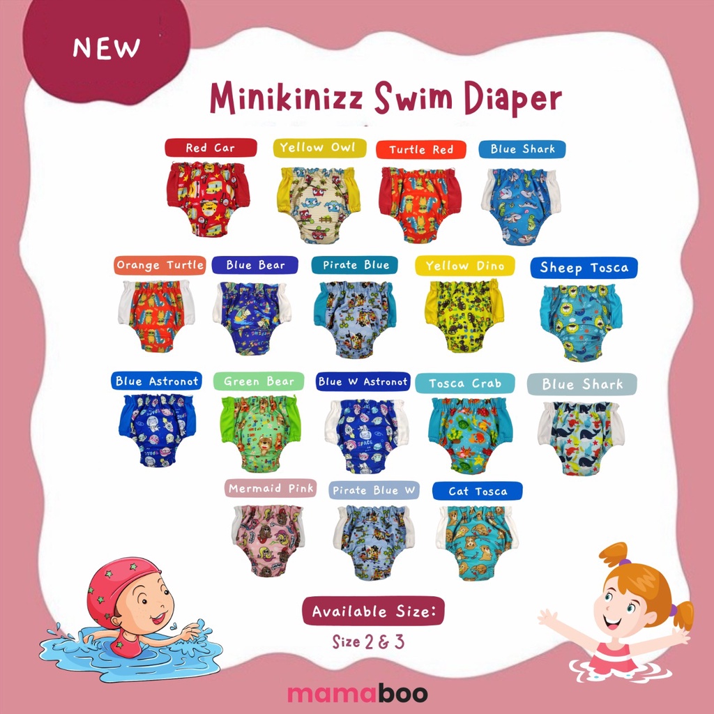 Minikiniz - Swim Diaper/Popok Kain Renang