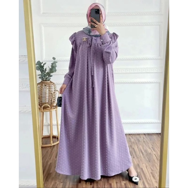 BAITUNA GAMIS URAGIRI DOTY CRINCKLE ( ld 110cm pj 140cm )