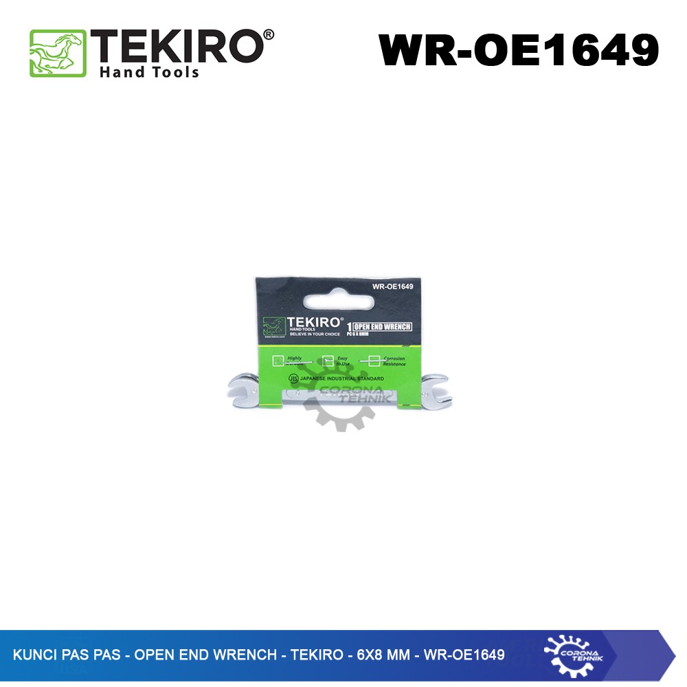 WR-OE1649 - Kunci Pas Pas - Open End Wrench - Tekiro - 6x8 mm