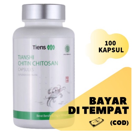 Jual [COD] Tiens / Tianshi Chitin Chitosan Isi 100 Kapsul | Detox