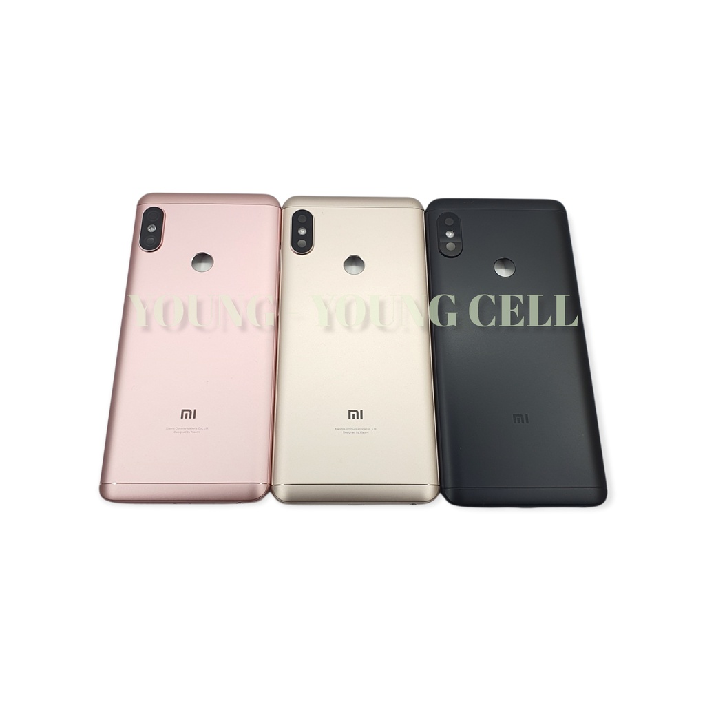 BACKDOOR XIAOMI REDMI NOTE 5 / NOTE 5 PRO BAHAN METAL / BACK COVER / TUTUP BELAKANG / BATERAI