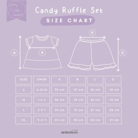 Ardenleon Candy Ruffle Set