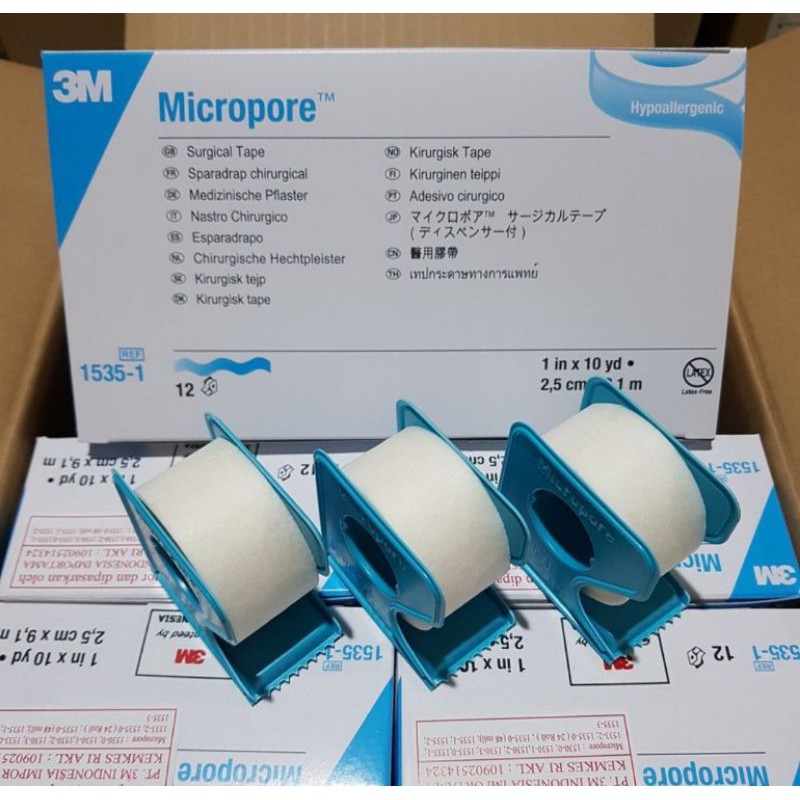 PLESTER MICROPORE 3M PERBOX