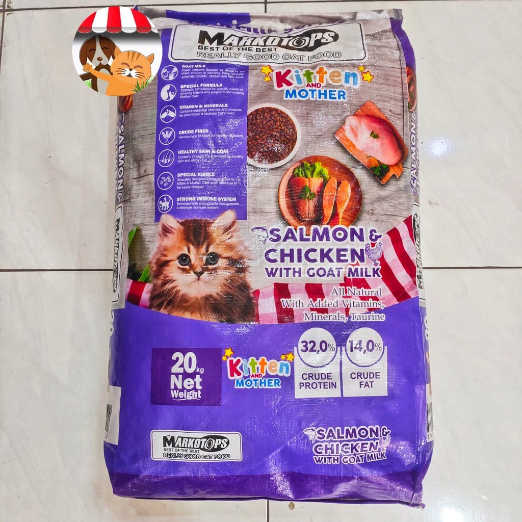 Markotop Kitten And Mother 20kg Makanan Anak Kucing Markotops Baby 20 kg