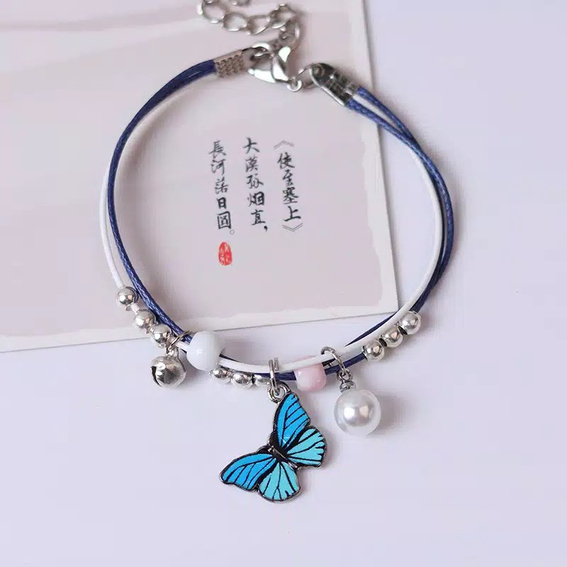 1PCS GELANG WANITA RETRO BUTTERFLY BRACELETS FASHION JEWELRY FOR WOMEN | BUTTER - FLY / OCEAN