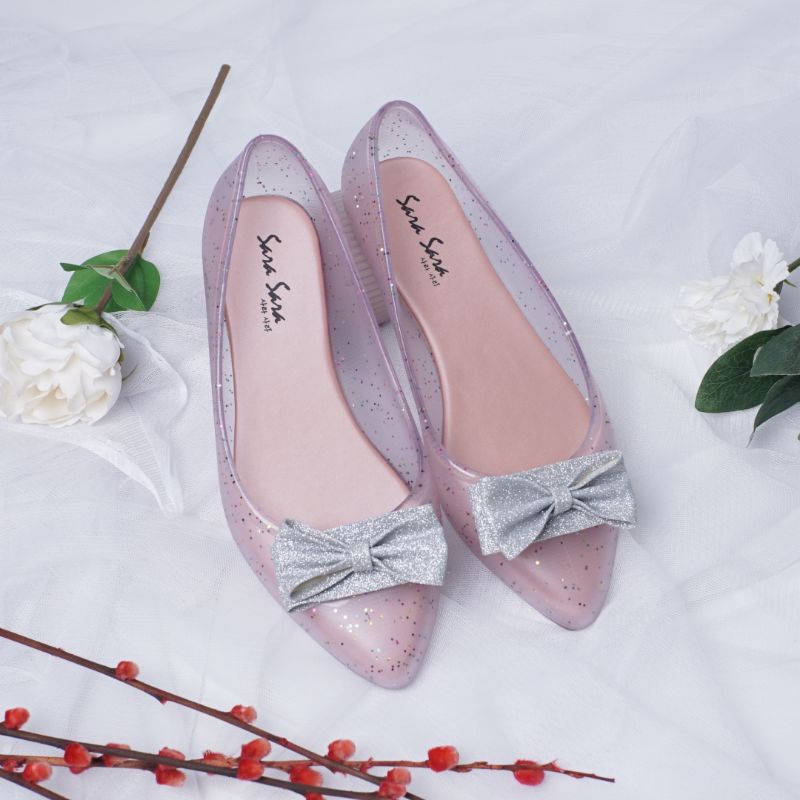 sepatu wanita sara sara kejora flat shoes jelly/ sepatu jelly sara sara kejora