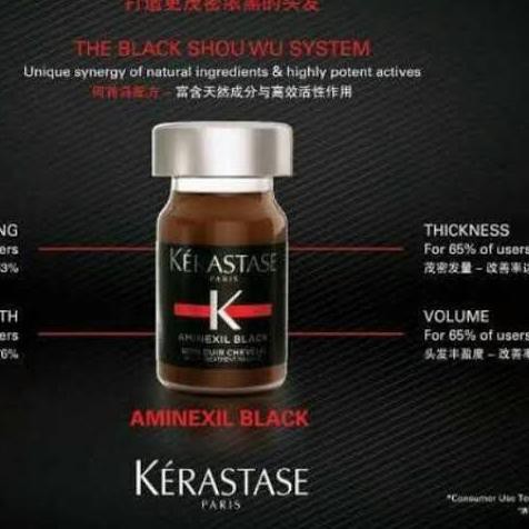 ➬ kerastase aminexil black satuan @90rb ✹