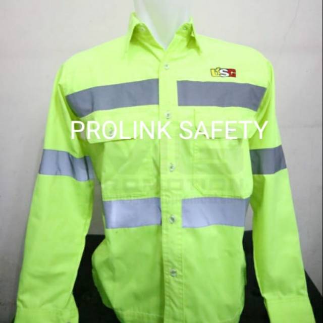 SERAGAM BAJU SAFETY STABILO KANCING SCOTLIGHT 5CM