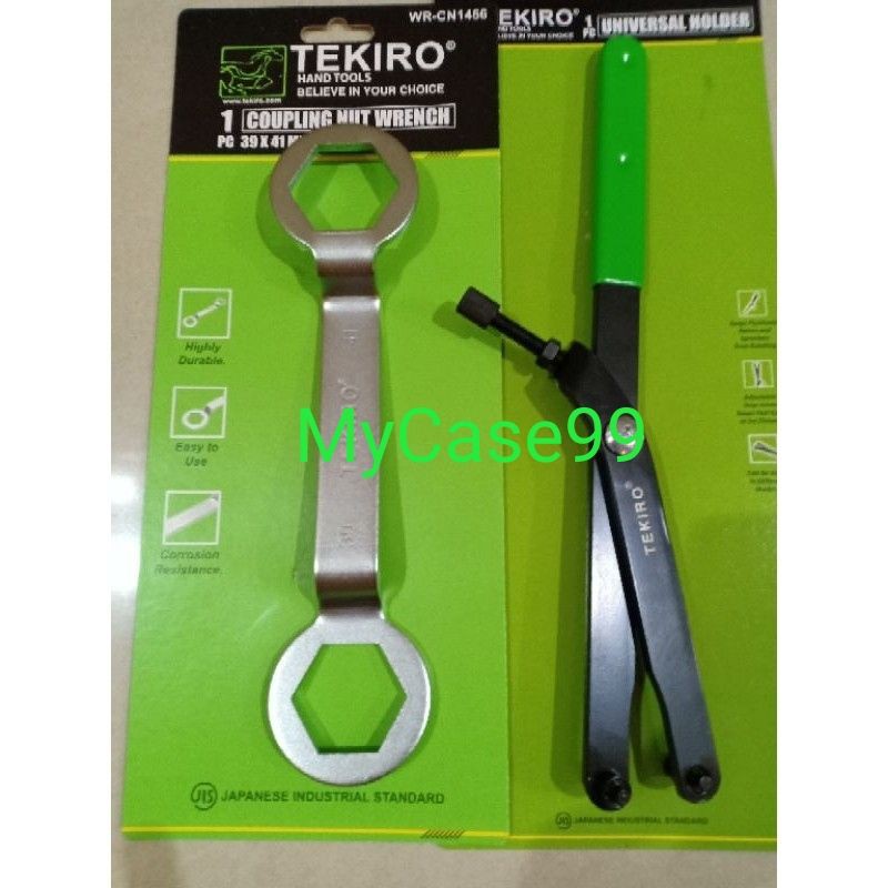 (1set) Kunci Blok Mesin 39 x 41mm &amp; Tahanan Kopling 33 x 22cm Tekiro