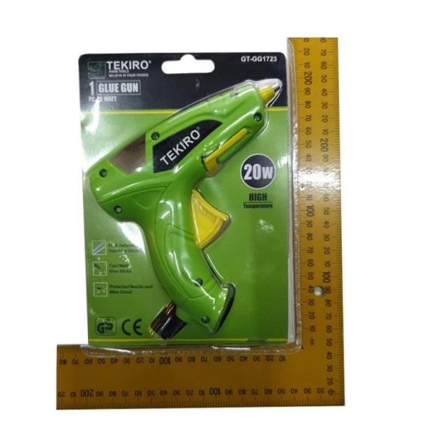 

TEKIRO Alat Lem Tembak Glue Gun 20 W Alat Lem Bakar Kecil Heavy Duty