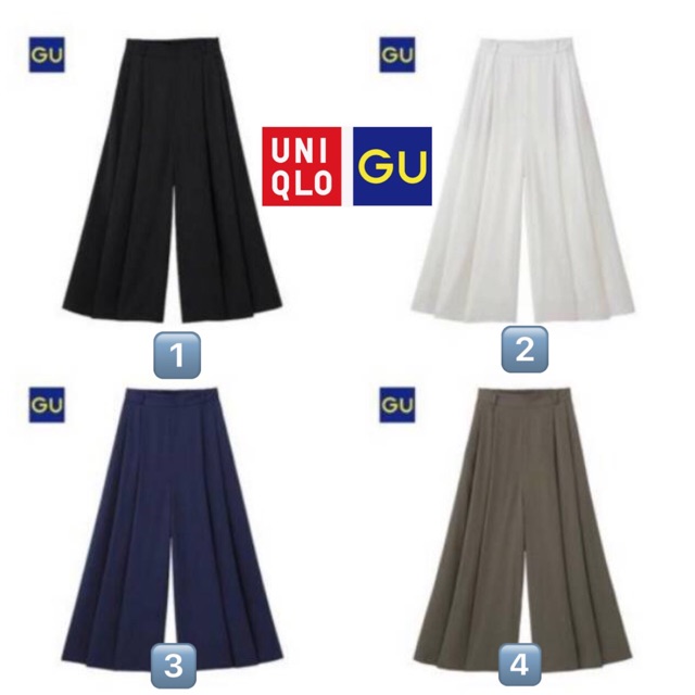 Uniqlo kulot GU pants - uniqlo orignal - uniqlo pants 4 warna