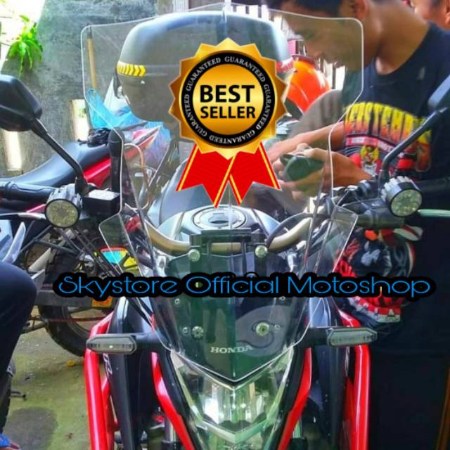 Visor windshield 55cm new cb150r cb150r old vixion nvl nva 