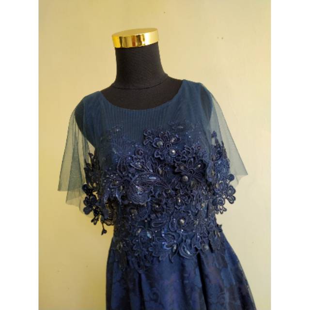 Preloved Caroline Kosasih Party Gown Dress/ Gaun Baju terusan Dress Pesta Caroline Kosasih