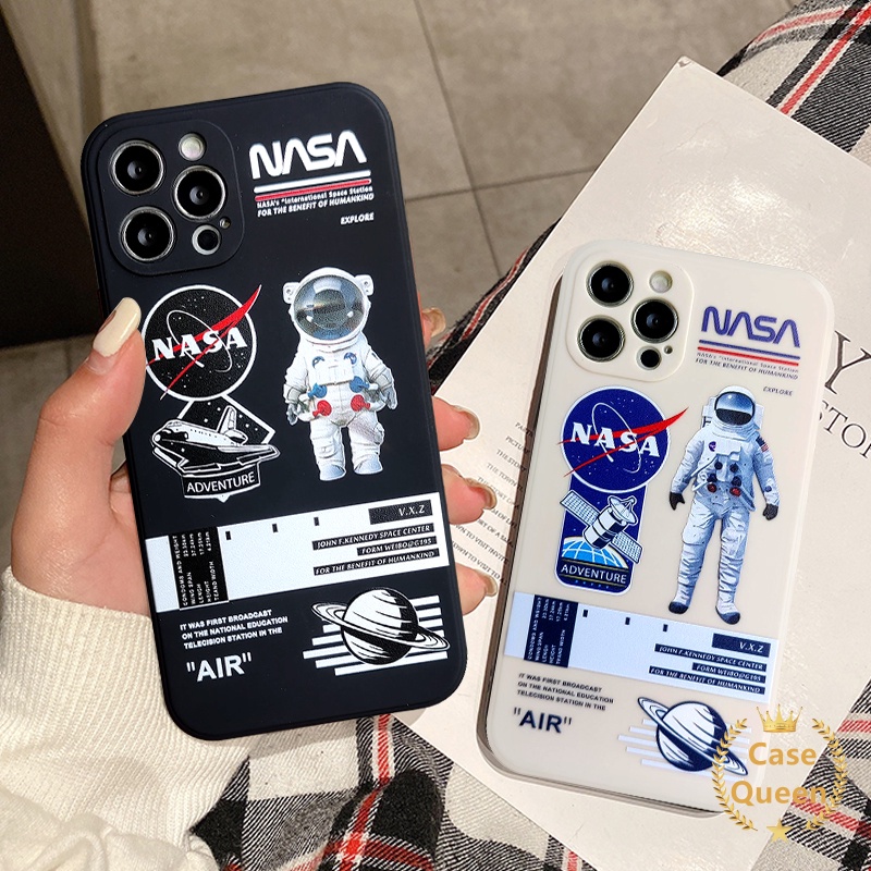 Soft Case TPU Motif NASA Astronot Infinix Smart 5 6 Note 8 Infinix Hot 10S 9 10 10T 11 11s Play