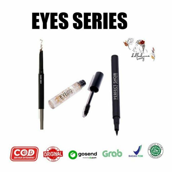 Best Product Paket Eye Series Ms Glow Serum Bulu Mata & Pensil Alis Eye Liner - Paling Dicari
