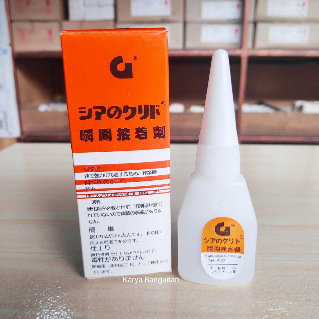 

Lem korea serbaguna plastik gelas lem tetes