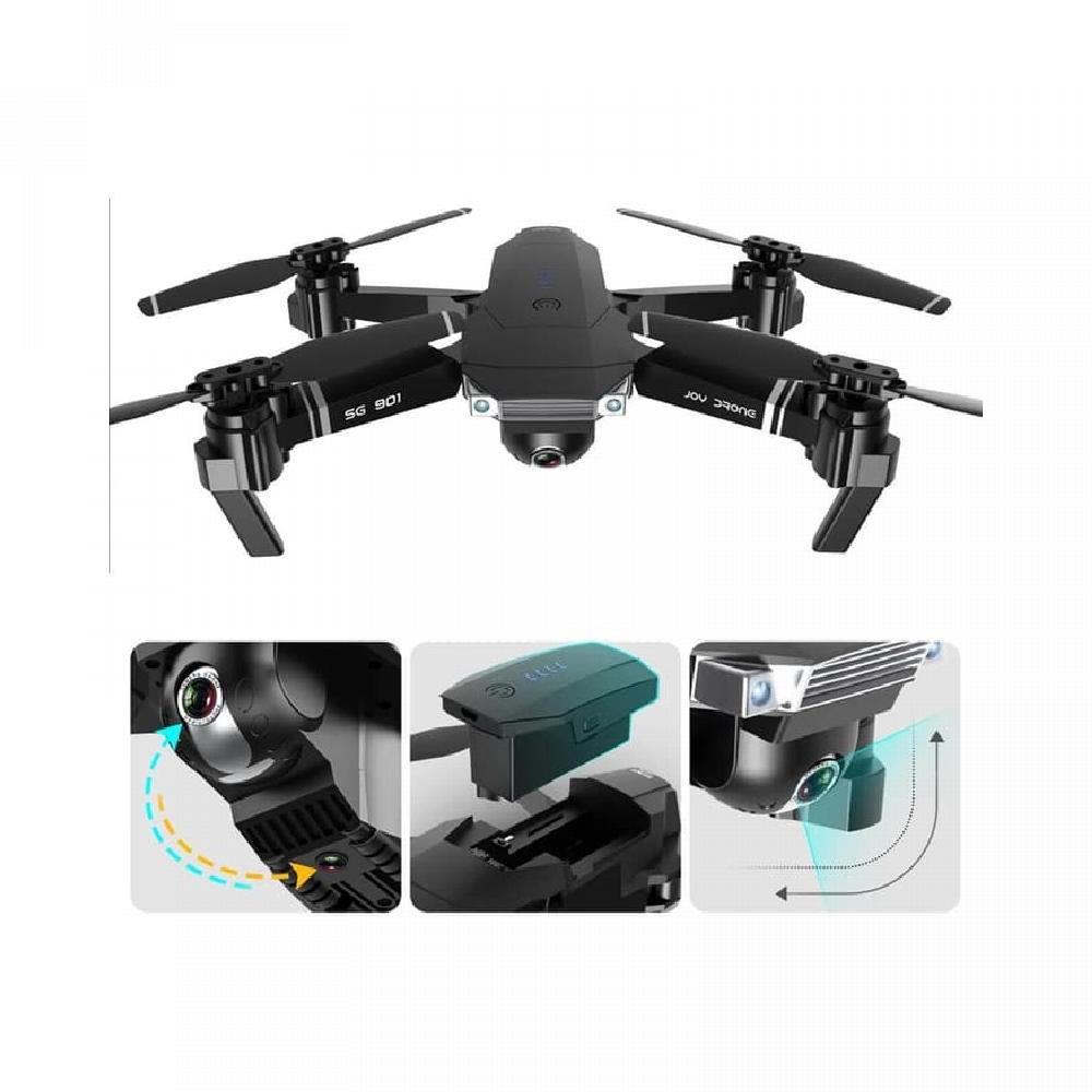 Murah Drone sg901 16MP Dual Kamera 4K Brushless battery 2200 vs Sg900