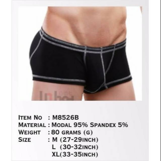 Pakaian Dalam Pria UzHot Sweat Bag Breathable Boxer M8526