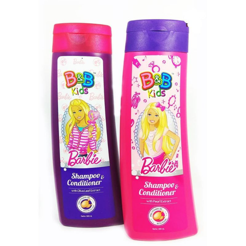 B&B KIDS BARBIE SHAMPOO & CONDITIONER 180ML