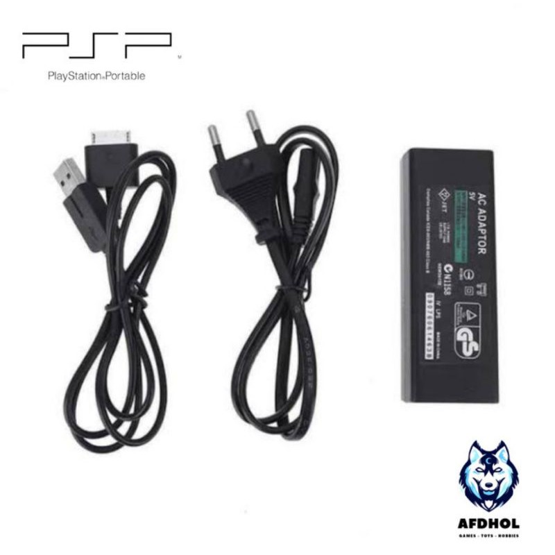 Charger Adaptor Psp Go Kabel Data Usb Chas Baterai Psp Go Original Pabrik Op