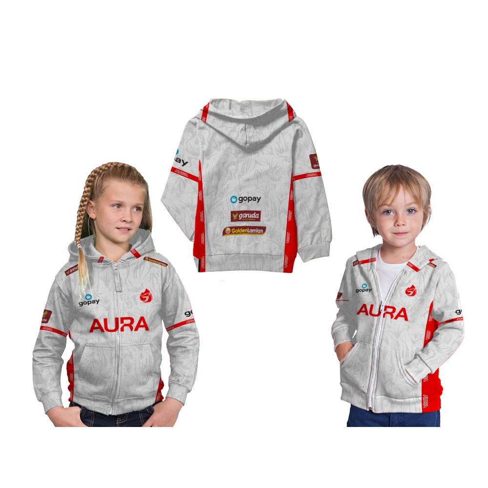 Jaket Hoodie Pullover Anak Jersey Esport Gaming AURA  || Sweater Hoodie Anak Aura