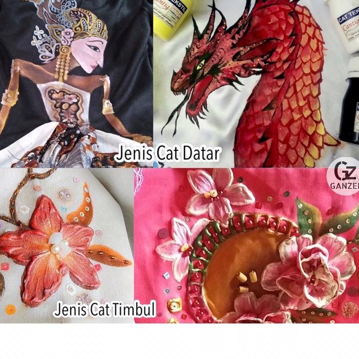 

☄️Insta Sell Cat Kain, Cat Sepatu, Cat Kulit, Cat Kanvas Premium, Cat Tekstil Cantiq (10ml) Cat Jeans, Cat Kaos, Cat Tas, Cat Suede, Cat Topi, Cat Sutra, Textile paint, Fabric colour, Cat Repaint Waterbased, Permanen, Waterproof, Awet, Anti luntur by Ganz