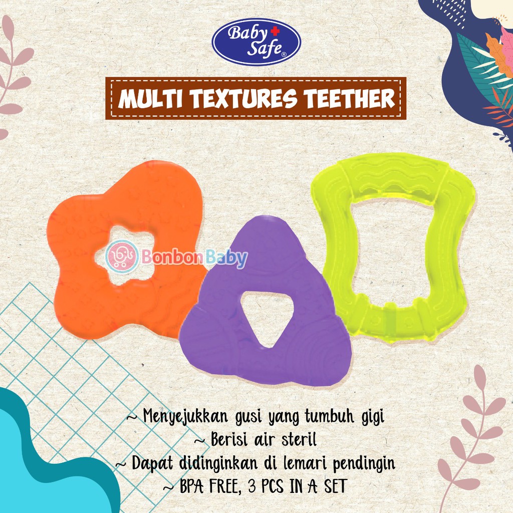 Babysafe Multi Textures Teether TT009