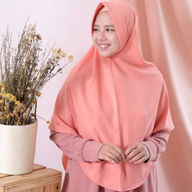 Khimar Hasna Pad Hanya Jilbab  Warna  Warna  Baru By 