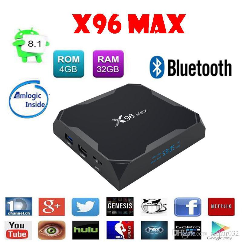 AKN88 - Android TV Box X96 Max Android 8.1 RAM 2 GB ROM 16 GB