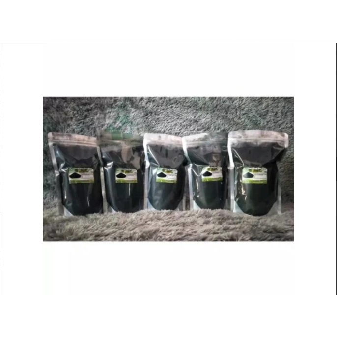 

Bubuk arang aktif daun pisang/pewarna hitam alami 250 gram