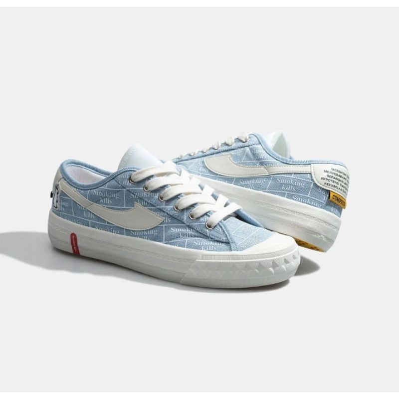 Compass Retrograde Low Smoking Kills Distort Size 38