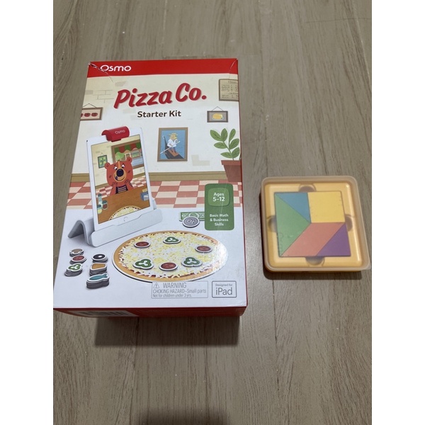 preloved osmo pizza starter kit + tangram