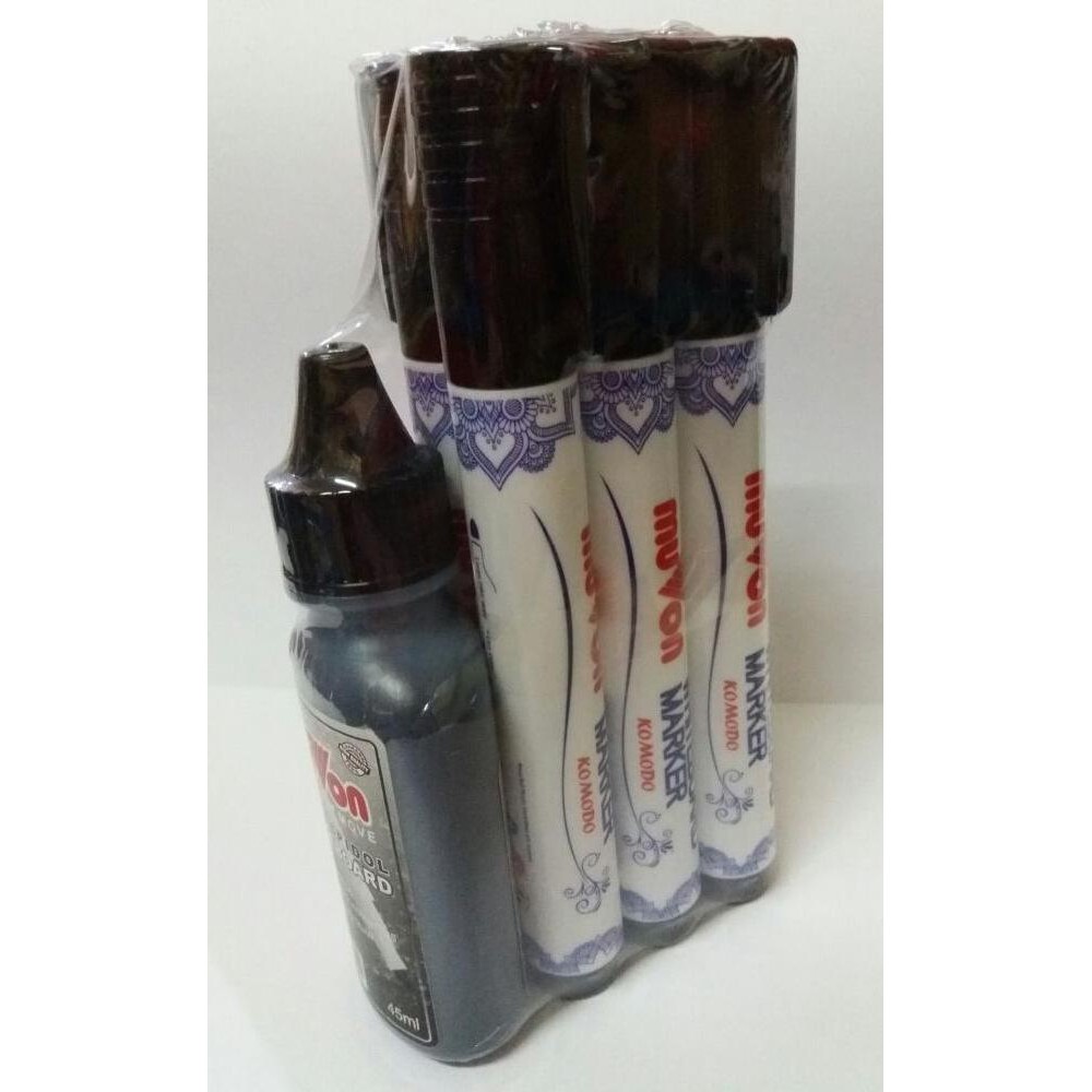 

Termurah Spidol Muvon Boardmarker - Hitam (Pak 6 Pcs + Free Tinta Spidol 45 Ml) Offic