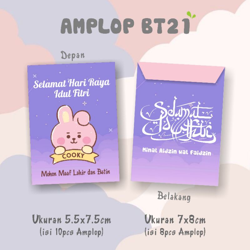

Amplop Lebaran BTS BT21 KOREA