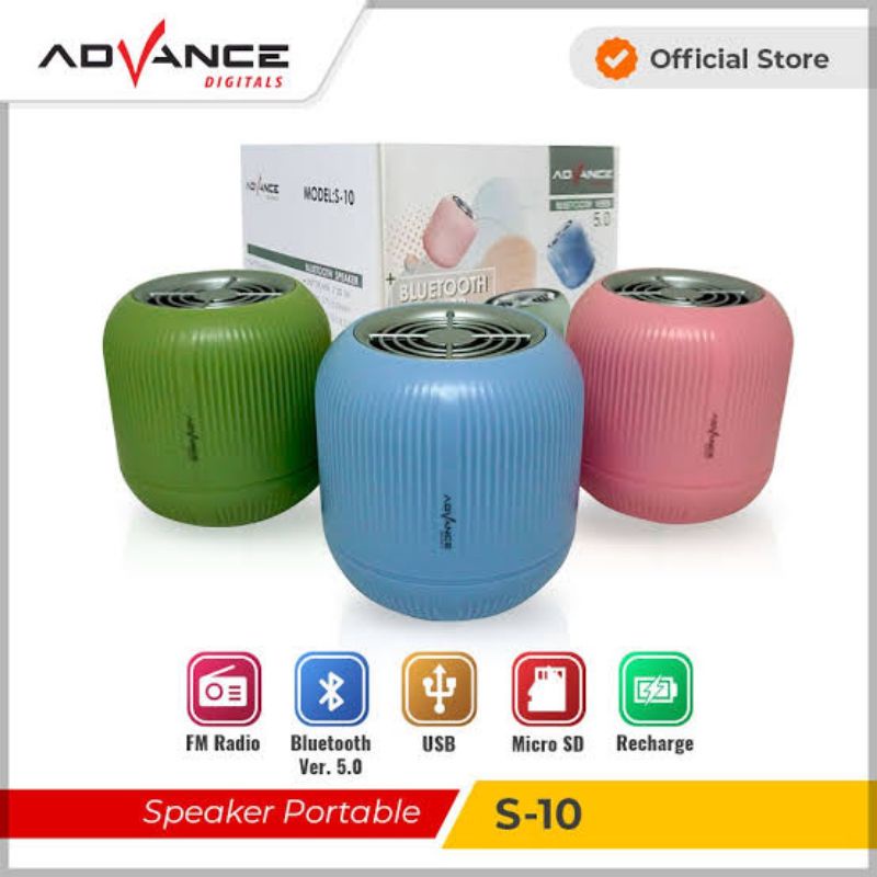 "Speaker Bluetooth Advance S10