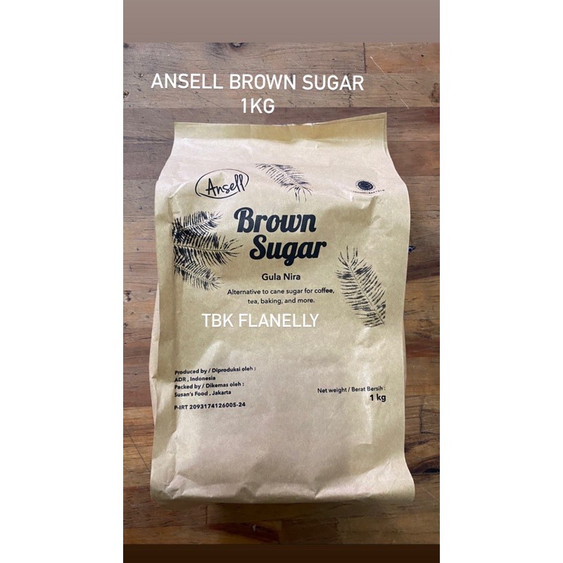 

Ansell brown sugar 1kg (exp maret 2027)