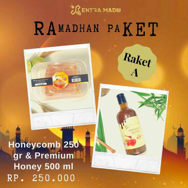 

Raket A (Premium Honey 500 ml dan Honeycomb 250 gr)