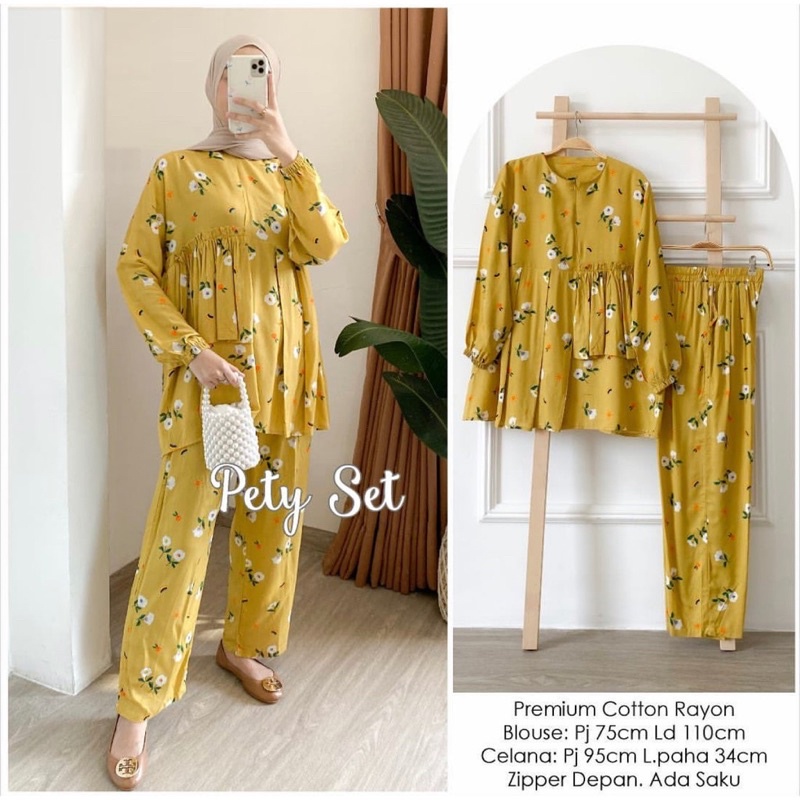 SETELAN RAYON BUSUI LD100-110 TERLARIS BELLE ONE SET / MARELA SET RAYON  / ZIONA ONE SET PREMIUM