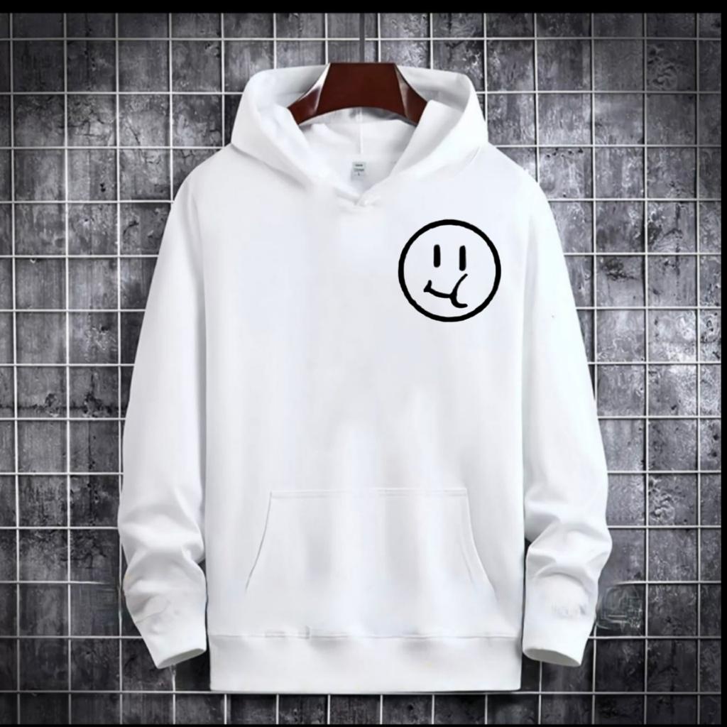 SWEATER HOODIE SMILEY / HOODIE MURAH TERLARIS / HOODIE POLOS / HOODIE PRIA DAN WANITA / UNISEX