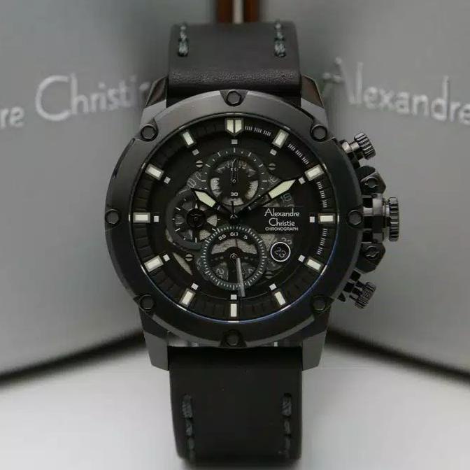 Jam tangan pria Alexandre Christie AC 6564 / AC 6416 black