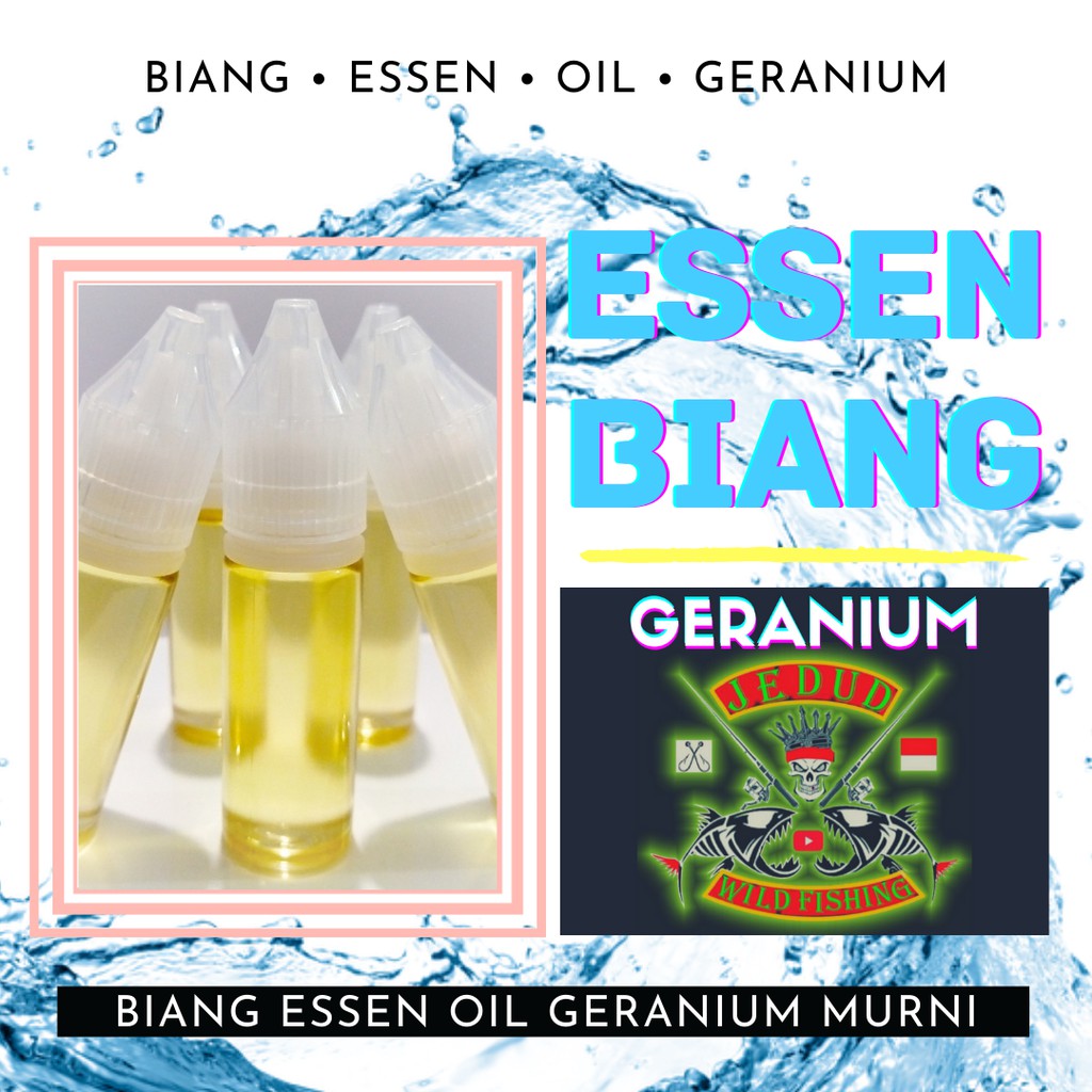 Essen Biang Esen Murni Aroma Geranium Import 15ml