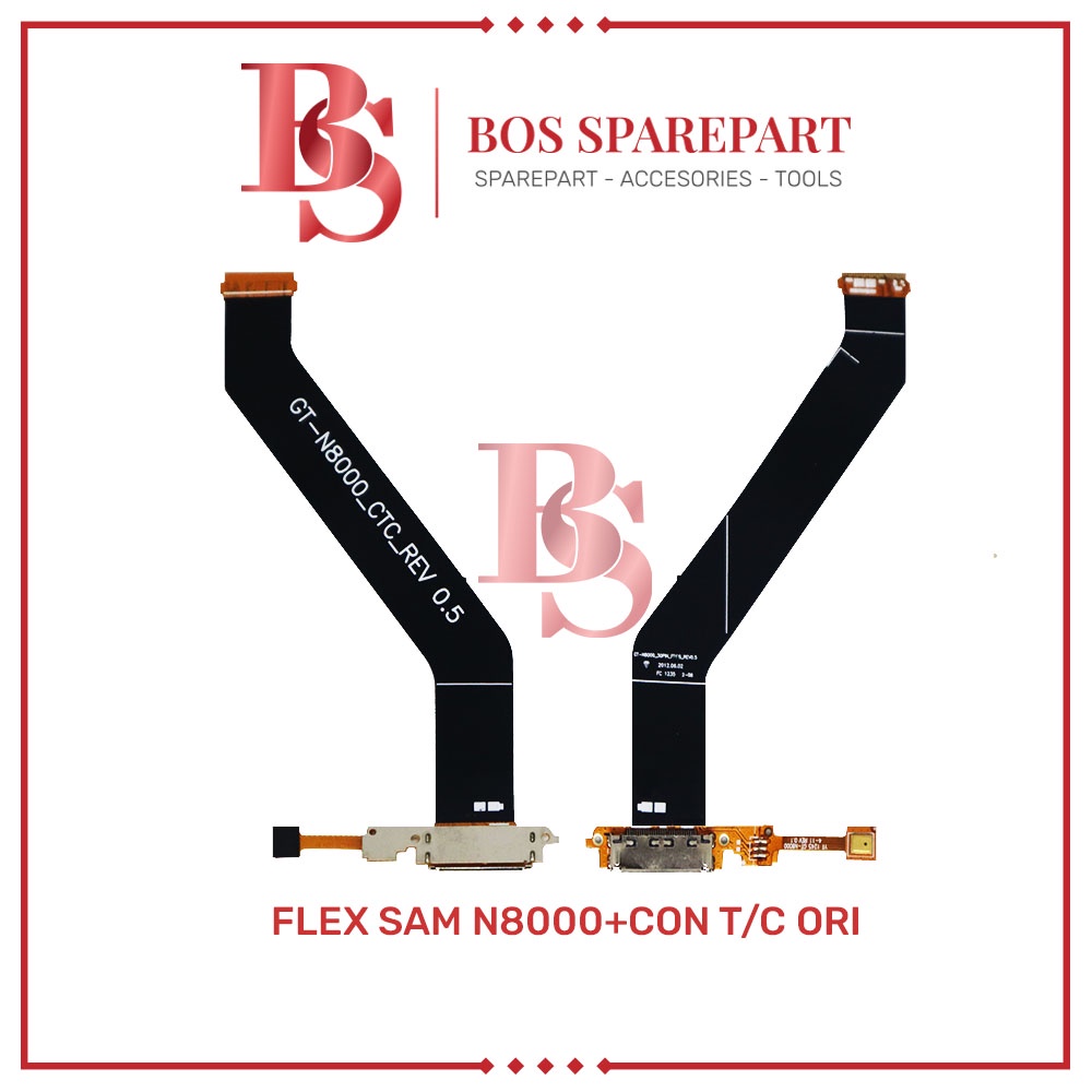 FLEXIBEL SAMSUNG N8000 + CONNECTOR CHARGER ORI