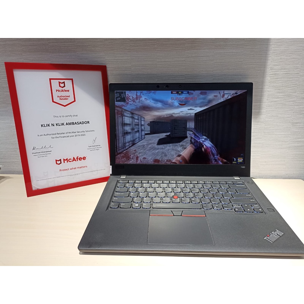 LAPTOP MURAH LENOVO THINKPAD T480 INTEL I5 8350U 16GB 512GB  FHD WIN10PRO TERLARIS