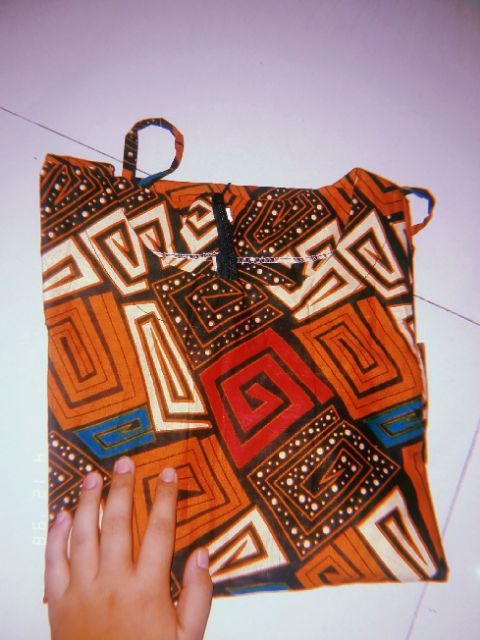 Batik Tunik Shibori Jumputan Terbaru Size S-3l / Hrb026 Yelbor Navbor / Biru Putih / Original.