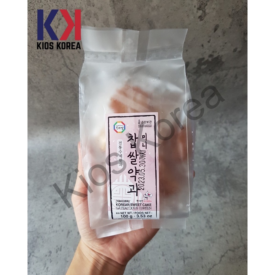 

Surasang Korean Sweet Cake Mini Chapsal Yakgwa 100gr - Kue Manis Korea