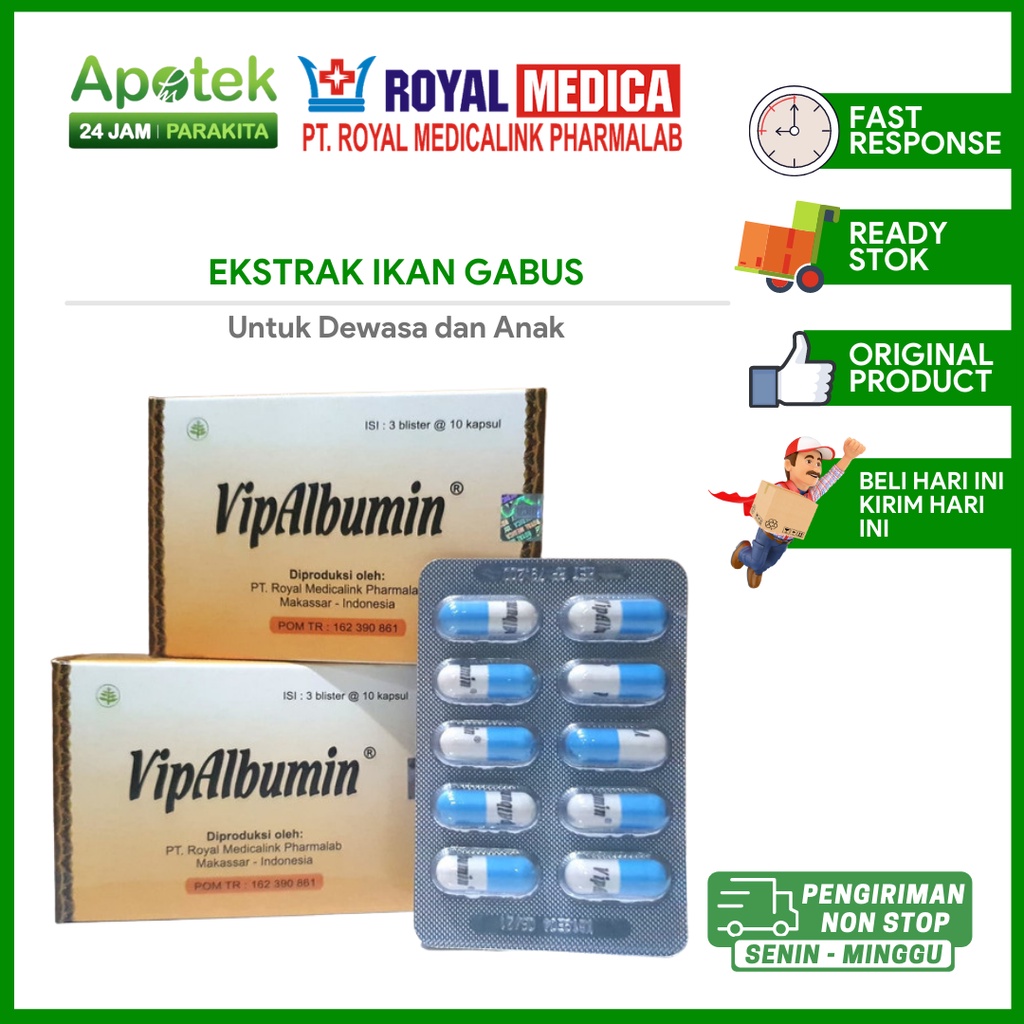 Vipalbumin Ekstrak Ikan Gabus Kebutuhan Pasca Operasi