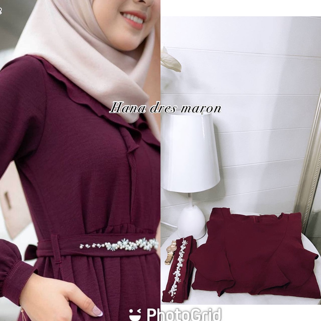 Hanna Dress Terbaru / Gamis Dress Terbaru / DressTerbaru 2022 / Dress Syari Terbaru / Muslim Wanita / Gamis Rayon Premium / Dres Rayon Premium / Gamis Lebaran / Gamis Lebaran 2022 Model Gamis Terbaru