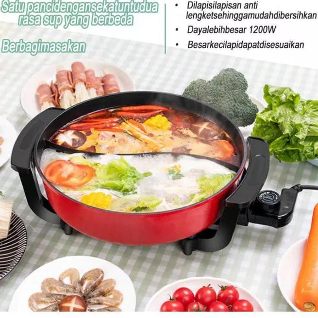 ￣ NJW Panci Sukiyaki Hotpot Dual Electric / Han River Panci Suki Elektrik ✩